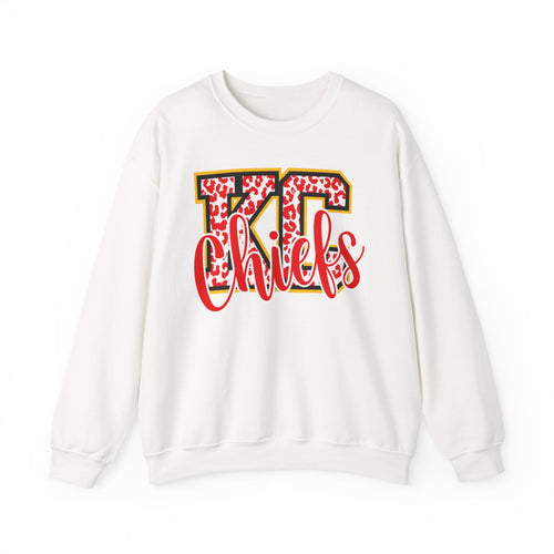 KC Chicks Leopard Varsity Sweatshirt
